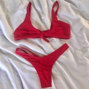 🍒Red Bikini Set